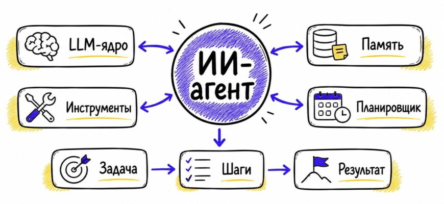 Что такое AI-агент: схема компонентов для маркетолога - Aisha