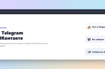 Кросспостинг из Telegram в VK: автопубликация постов из канала